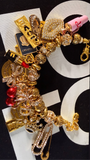 GOLD So Girly Fully Charmed Bracelet - ADULT